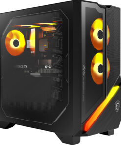 MSI MPG Infinite Z3 X3D 9NVRR7-848EU AMD Ryzen™ 7 9800X3D 32 GB DDR5-SDRAM 1 TB SSD NVIDIA GeForce RTX 5070 Ti Windows 11 Home Desktop PC Zwart