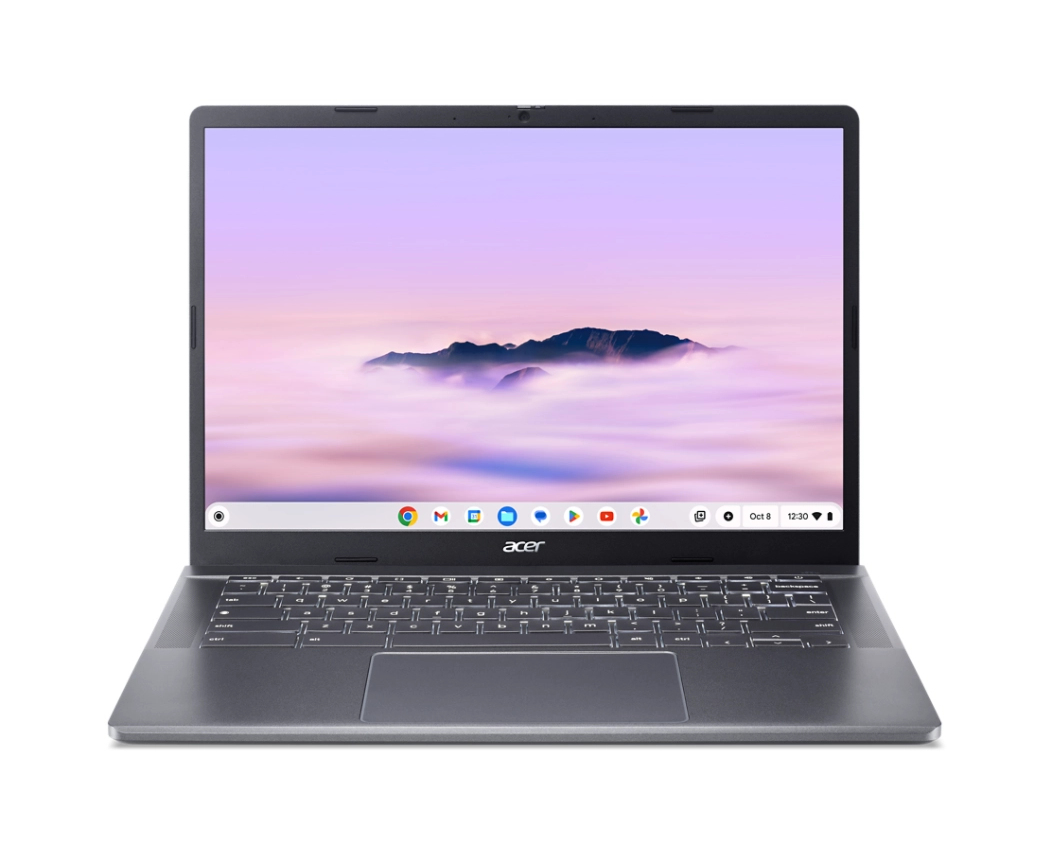 Acer Chromebook CBE574-1T-R272 AMD Ryzen™ 5 7520C 35,6 cm (14") Touchscreen WUXGA 16 GB LPDDR5x-SDRAM 128 GB SSD Wi-Fi 6E (802.11ax) ChromeOS Belgisch Grijs
