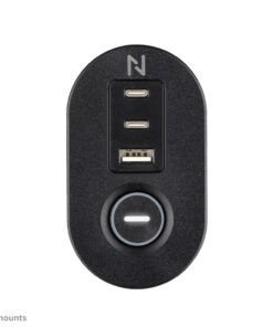 Neomounts DS22-840BL6 Bureaucontactdoos met klem en USB-C en USB-A poorten - Quick-charge - Afbeelding 6