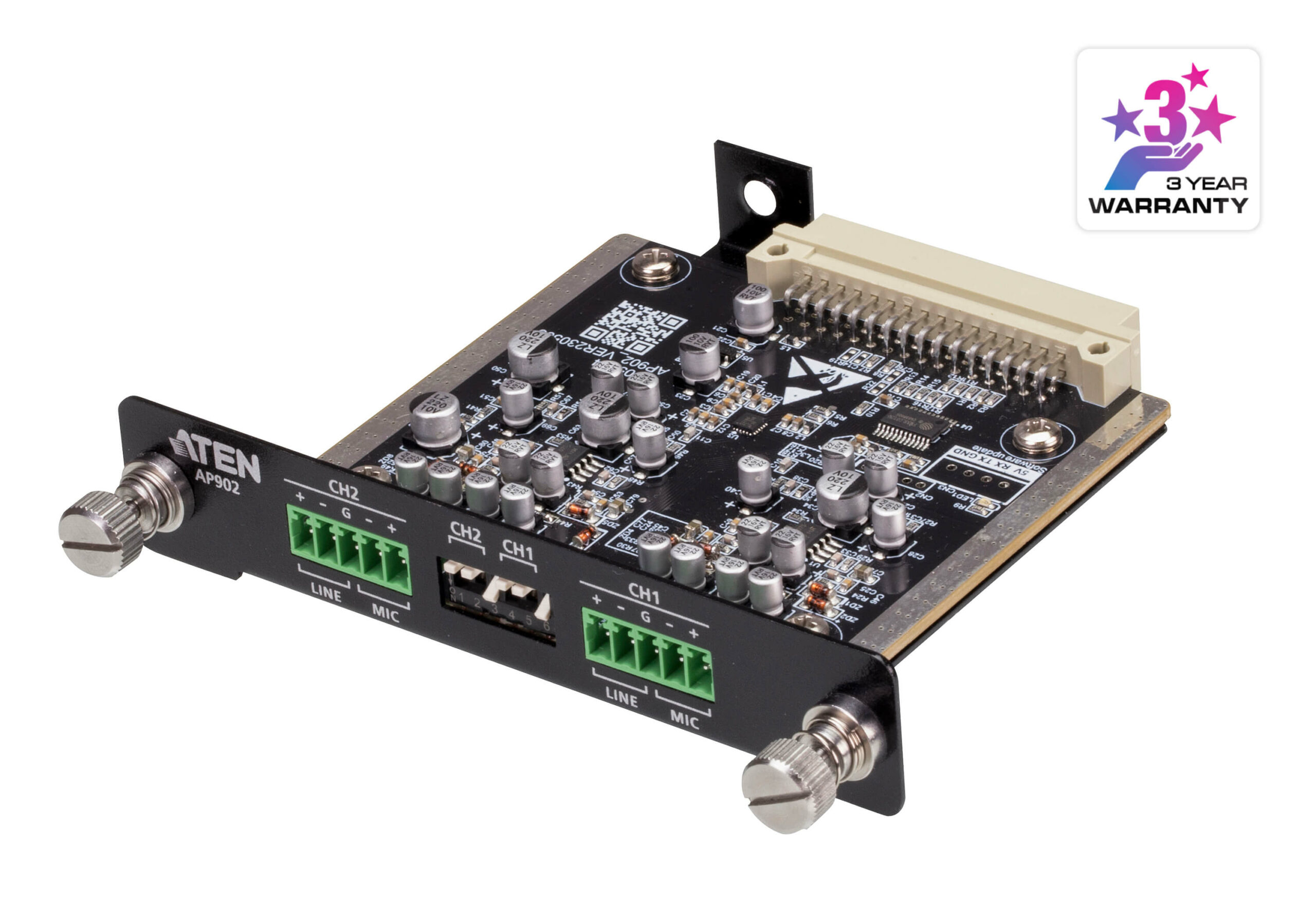 ATEN AP902 2.0 kanalen Zwart, Metallic