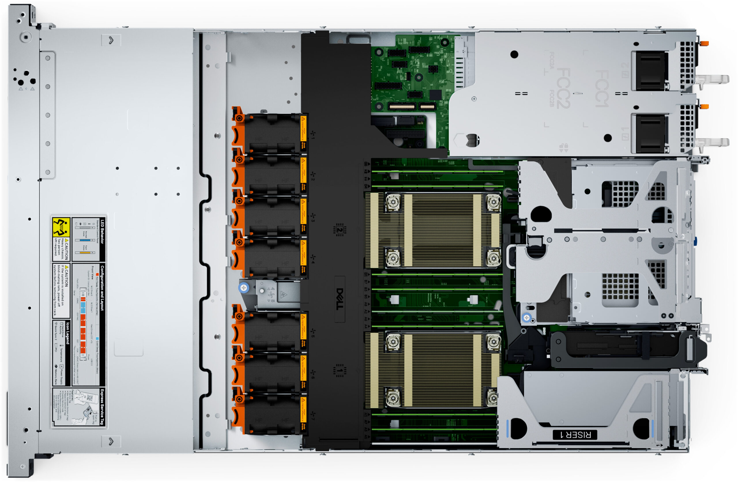 DELL PowerEdge R660XS server 960 GB Rack (1U) Intel® Xeon® Silver 4514Y 2 GHz 64 GB DDR5-SDRAM 1100 W - Afbeelding 5