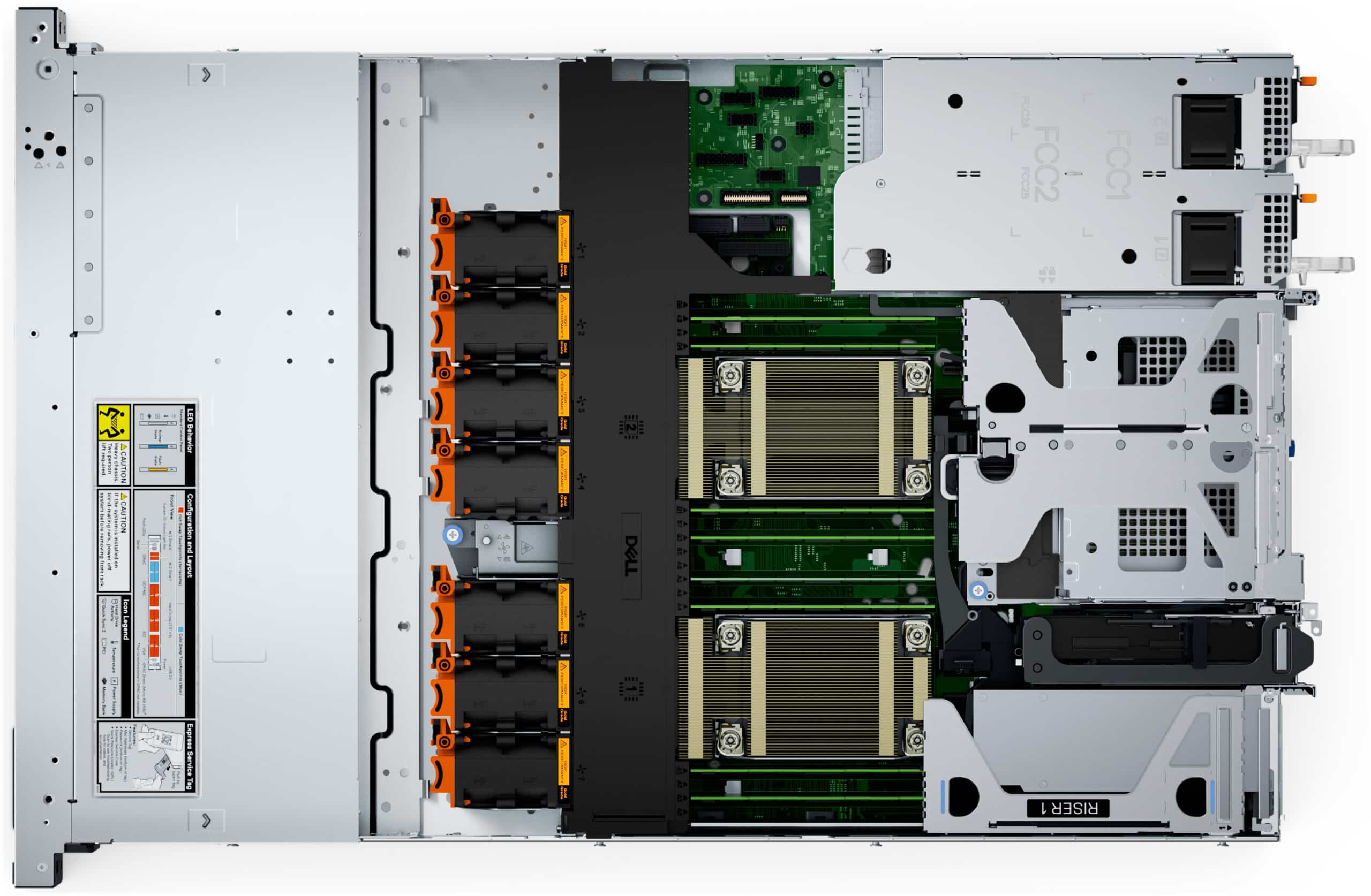 DELL PowerEdge R660XS server 480 GB Rack (1U) Intel® Xeon® Silver 4510 2,4 GHz 32 GB DDR5-SDRAM 1100 W - Afbeelding 5