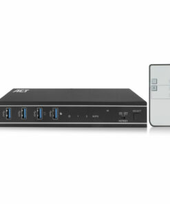 ACT 2-Poorts HDMI 4K@60Hz KVM switch, USB 3.2 Gen1 (USB 3.0)