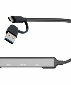 i-tec USB-C/USB-A Metal HUB 1x USB 3.0 + 3x USB 2.0 - Afbeelding 2