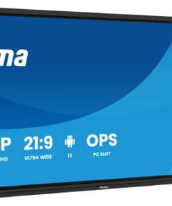 iiyama TE9218UWI-B1AG beeldkrant Kiosk-ontwerp 2,32 m (91.5") LED Wifi 500 cd/m² 5K Ultra HD Zwart Touchscreen Type processor Android 16/7 - Afbeelding 2