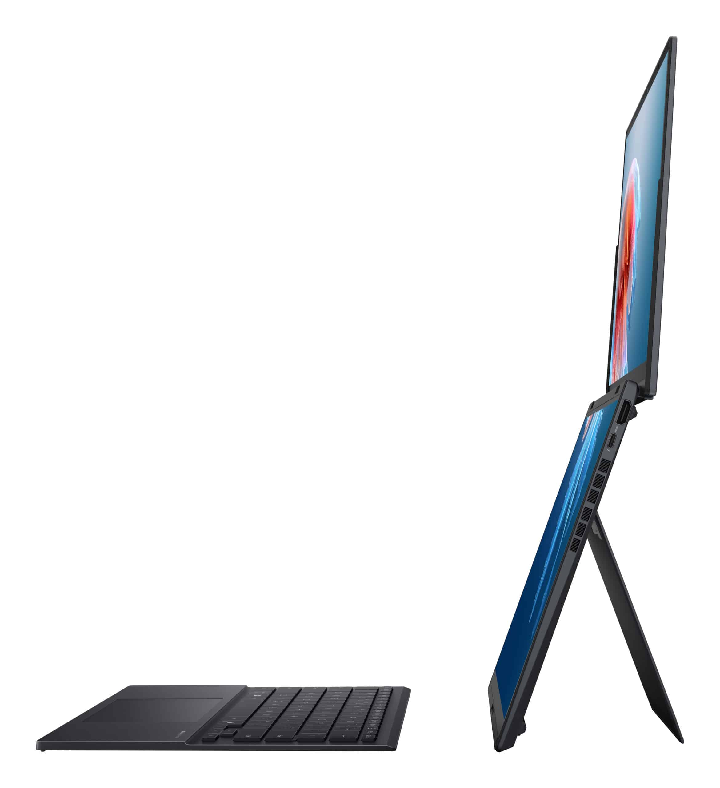 ASUS Zenbook Duo UX8406CA-QL038W Intel Core Ultra 7 255H Hybride (2-in-1) 35,6 cm (14") Touchscreen WUXGA 32 GB LPDDR5x-SDRAM 1 TB SSD Wi-Fi 7 (802.11be) Windows 11 Home Belgisch Grijs - Afbeelding 7