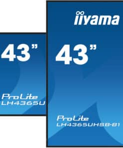 iiyama LH4365UHSB-B1 beeldkrant Kiosk-ontwerp 108 cm (42.5") LED Wifi 800 cd/m² 4K Ultra HD Zwart Type processor Android 11 24/7 - Afbeelding 5