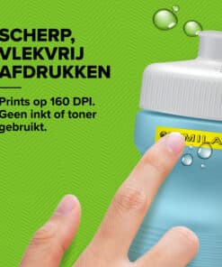 DYMO LetraTag originele plastic labels | Zwarte afdruk op blauwe etiketten | 12 mm x 4 m | Zelfklevende multifunctionele labels voor LetraTag labelprinters | gemaakt in Europa - Afbeelding 6