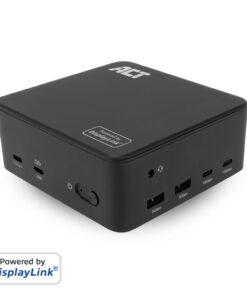 ACT Universeel USB-C Dockingstation 4K, voor 3 HDMI/DisplayPort monitoren, DisplayLink