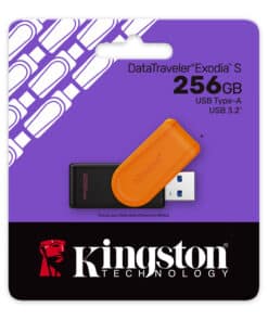 Kingston Technology DataTraveler 256GB Portable USB 3.2 Gen 1 Exodia S (Black/Orange) - Afbeelding 3