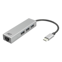 ACT USB-C hub 3.0, 3x USB-A, Gigabit ethernet - Afbeelding 3