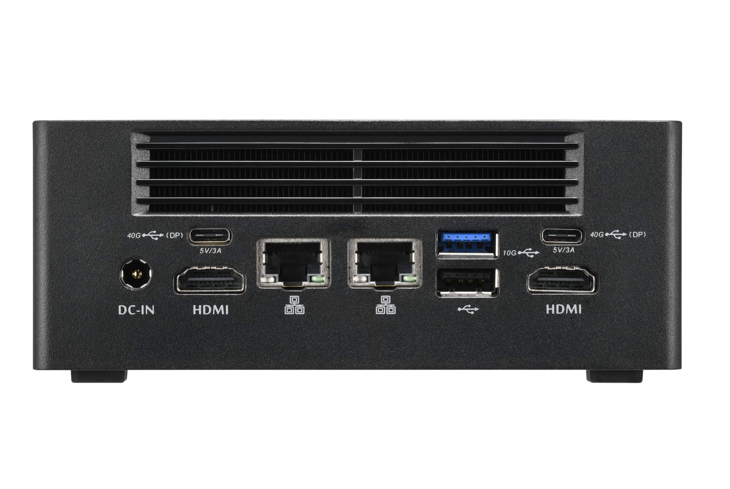 Shuttle Nano PC NT10H5, Intel Core Ultra 5 125H, Intel Arc graphics, 2xHDMI, 2xUSB 4.0 (DP), 2x2.5Gbit LAN, incl. VESA, 24/7 permanent gebruik Barebone - Afbeelding 3