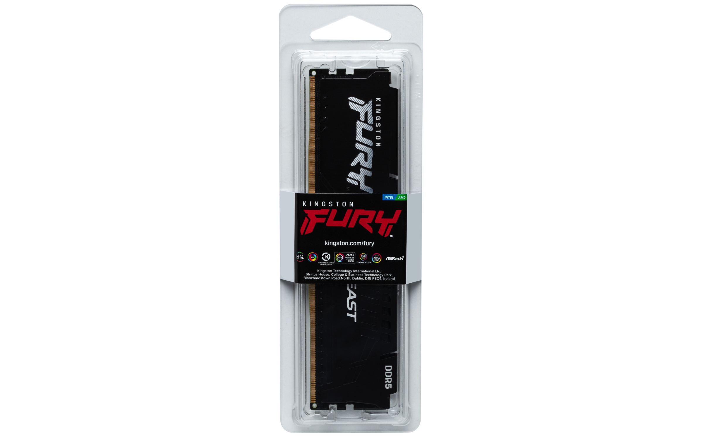 Kingston KF556C36BBE-16 FURY Beast DIMM, 1x 16GB, DDR5, 5600 Mhz, CL36, 1.25v, 288-pin, 2048M x 64 - Afbeelding 5