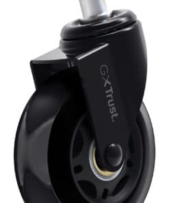 Trust GXT 25804 Gamingstoel Wielen - Set zwenkwielen voor gamingstoel – Vervangingsonderdeel – Zwart