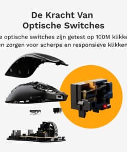 Glorious Gaming Series 2 PRO muis Gamen Rechtshandig RF Wireless + USB Type-C Optisch 26000 DPI - Afbeelding 4