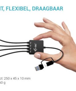 i-tec USB-C/USB-A Cable HUB 4 port (2x USB-C, 2x USB-A) - Afbeelding 4