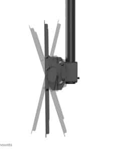 Neomounts CL35-440BL16L Monitor/TV-beugel plafond 37-70" - h 106-156 cm