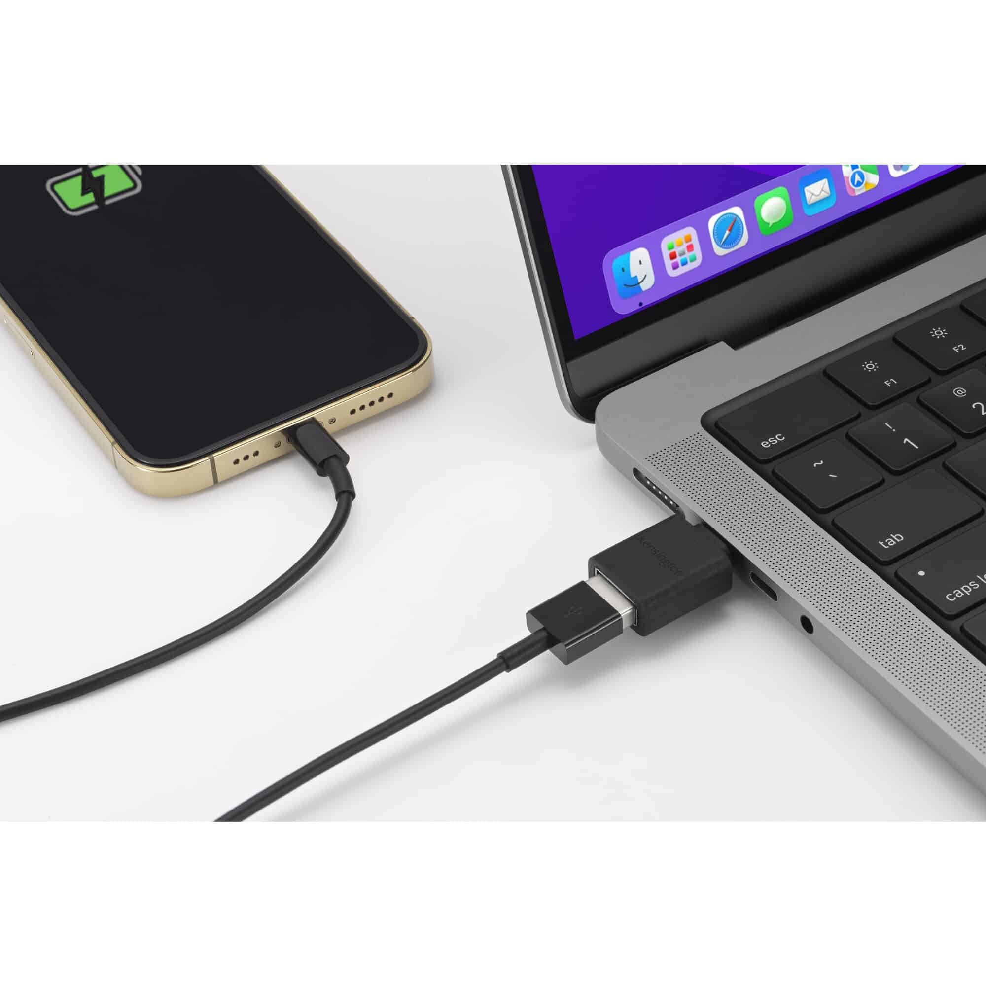 Kensington CA1010 USB-C naar USB-A M/F Adapter - Afbeelding 2
