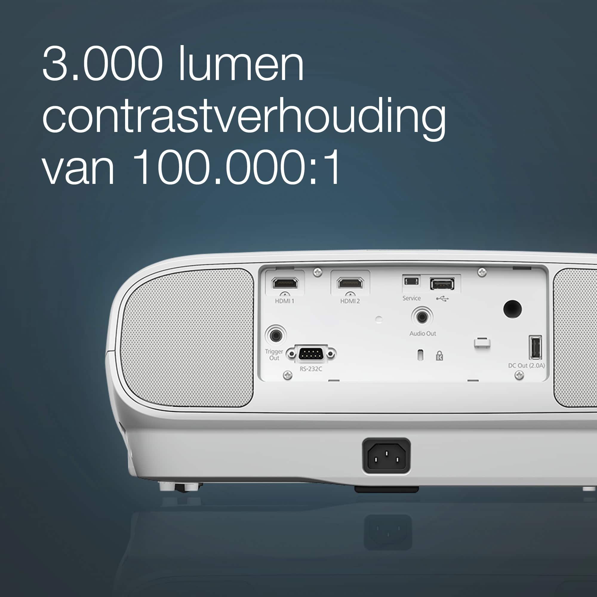Epson EH-TW7100 4K PRO-UHD-projector, 3000 lumen, scherm van maximaal 500 inch - Afbeelding 6