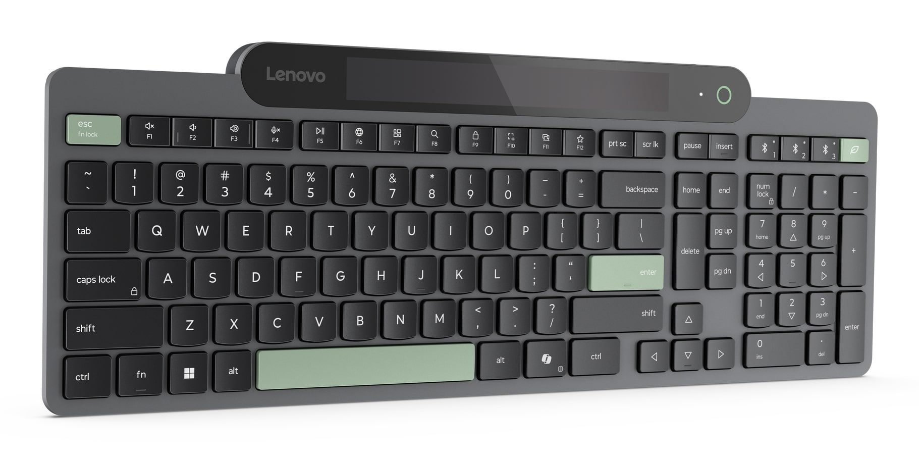 Lenovo 4Y41R69501 toetsenbord Thuis/Werk Bluetooth Frans, Duits Zwart, Groen - Afbeelding 5