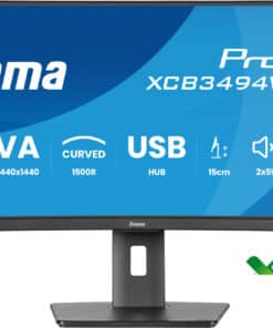 iiyama ProLite XCB3494WQSU-B1 computer monitor 86,4 cm (34") 3440 x 1440 Pixels UltraWide Quad HD LED Zwart - Afbeelding 2