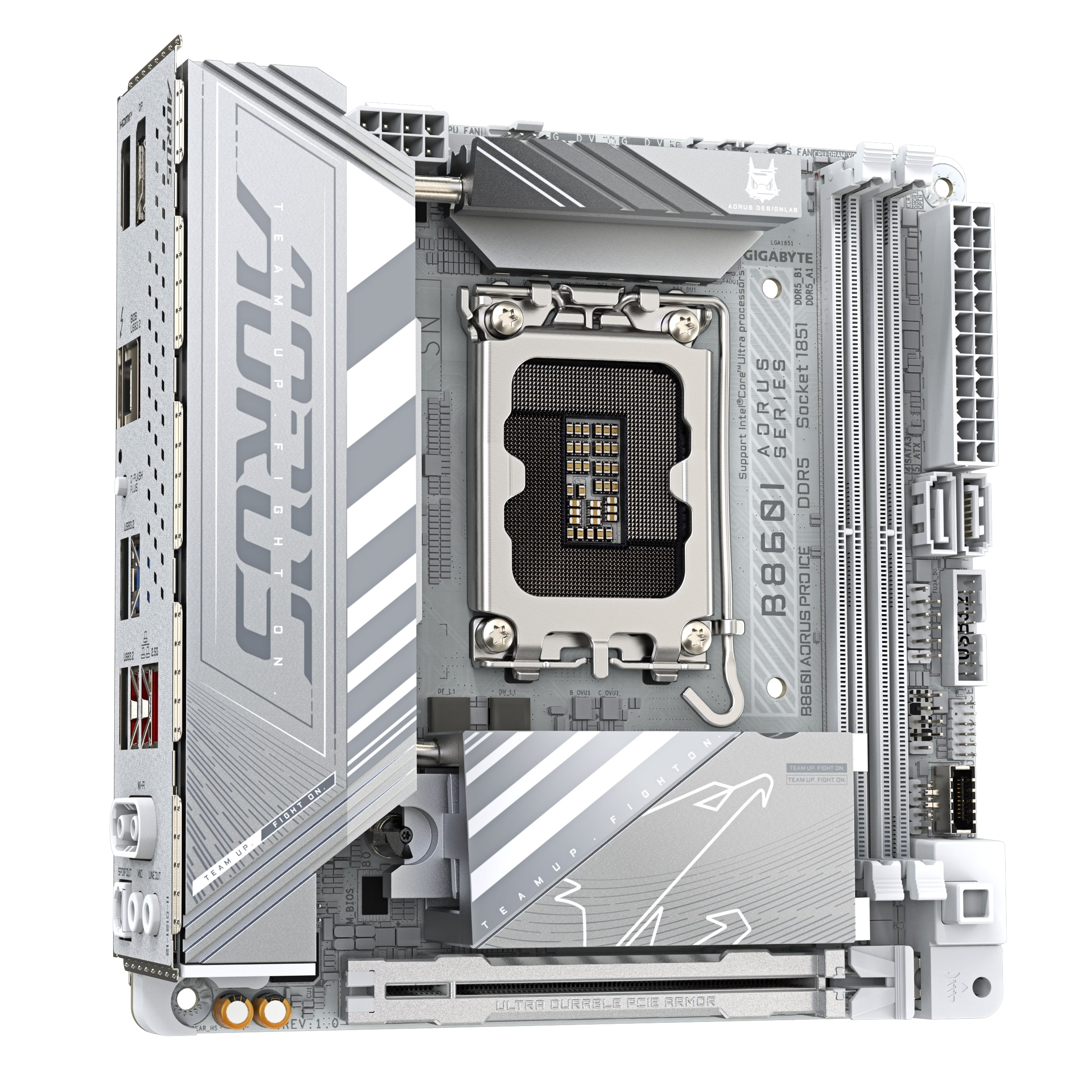 GIGABYTE B860I AORUS PRO ICE moederbord Intel B860 LGA 1851 (Socket V1) mini ITX - Afbeelding 3