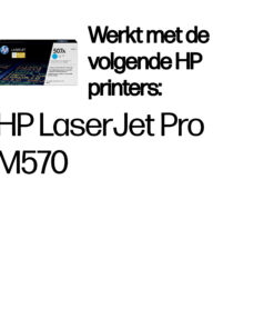 HP 507A originele cyaan LaserJet tonercartridge