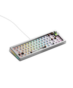 Glorious Gaming GMMK 3 PRO 65% Barebones toetsenbord Gamen USB Nee Zilver