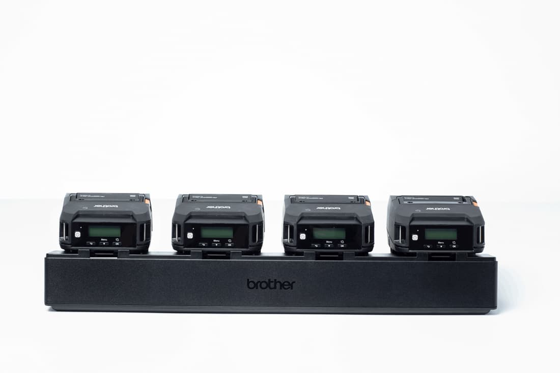 Brother PA-4CR-003 oplader voor mobiele apparatuur Draagbare printer Zwart Binnen - Afbeelding 3