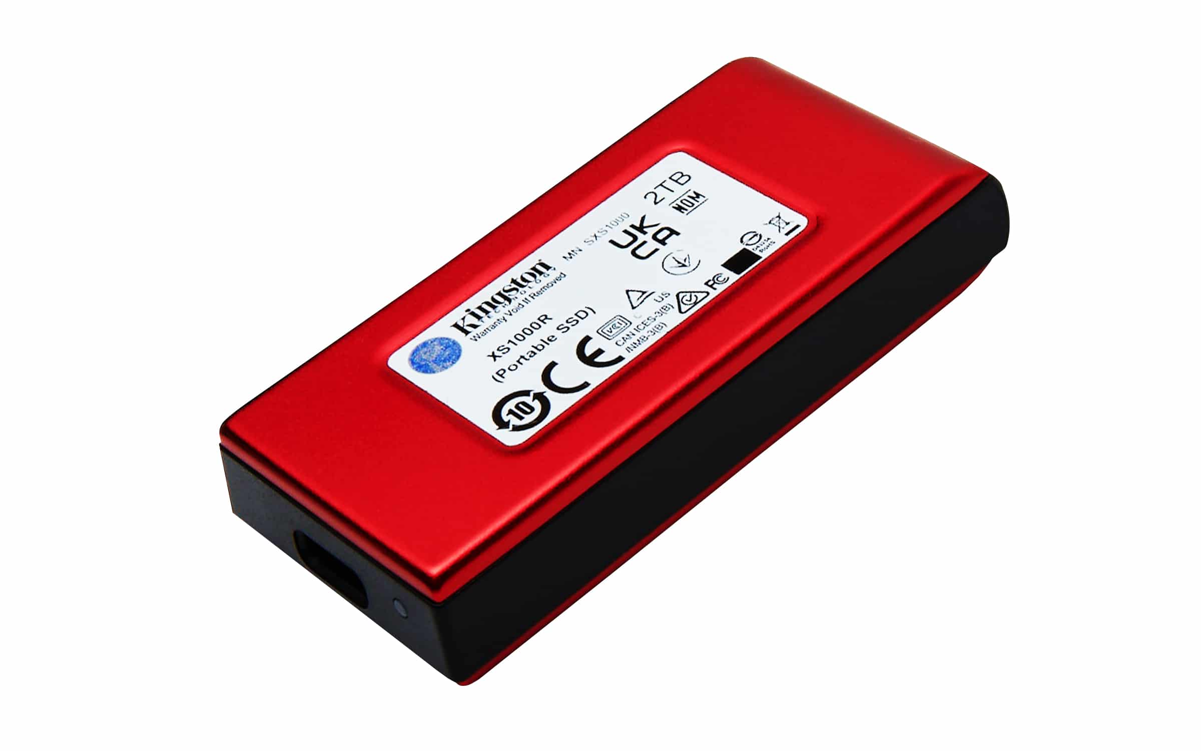 Kingston Technology 2TB XS1000 Red External USB 3.2 Gen 2 Draagbare Solid State Drive - Afbeelding 4