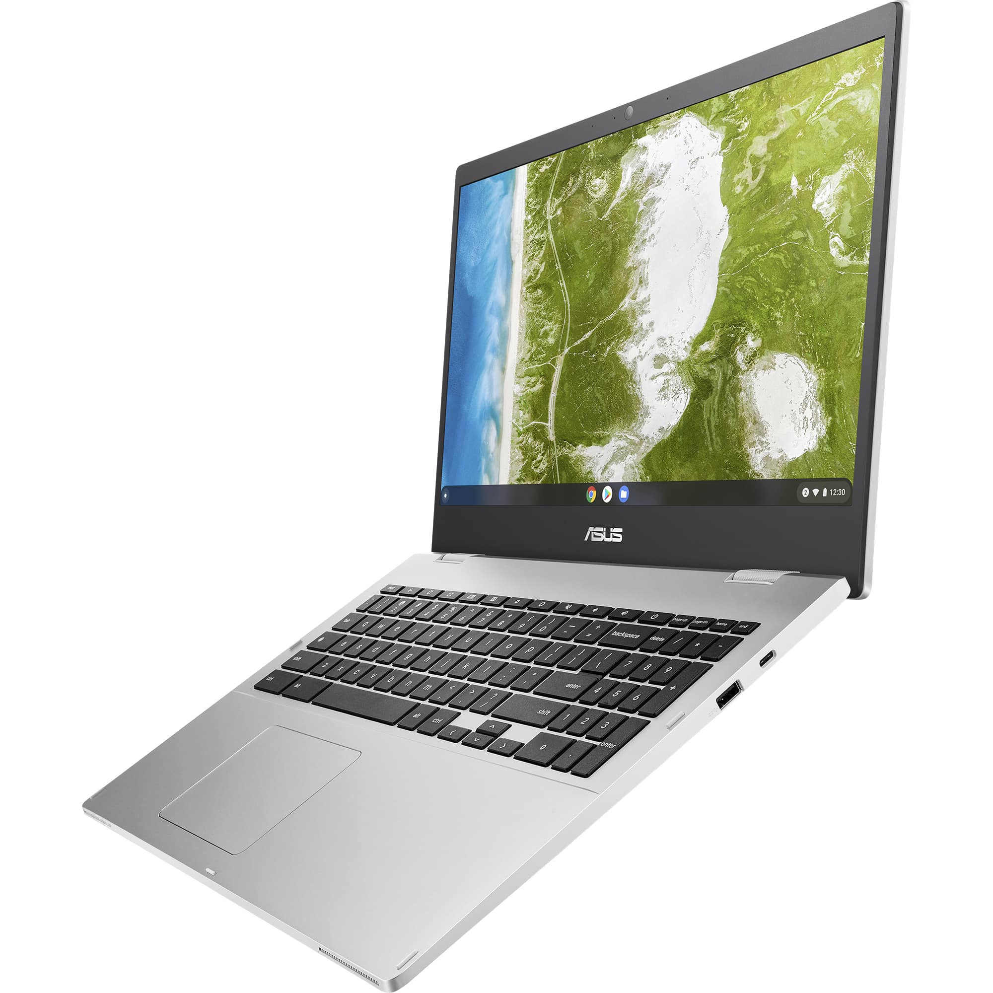 ASUS Chromebook CX1 CX1500CKA-NJ0382 Intel® Celeron® N N4500 39,6 cm (15.6") Full HD 4 GB LPDDR4x-SDRAM 128 GB eMMC Wi-Fi 6 (802.11ax) ChromeOS Belgisch Zilver - Afbeelding 4
