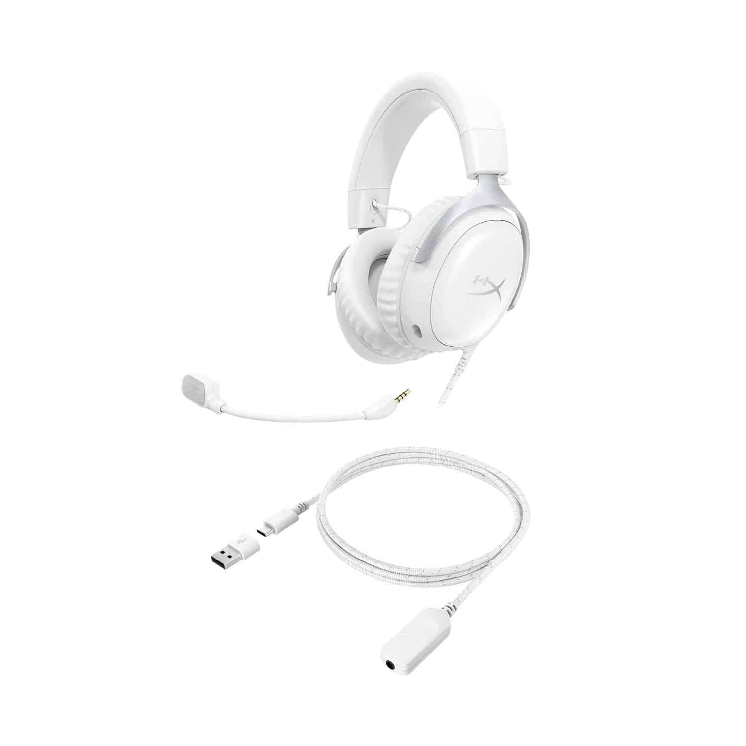 HyperX Cloud III - Gamingheadset (wit) - Afbeelding 3
