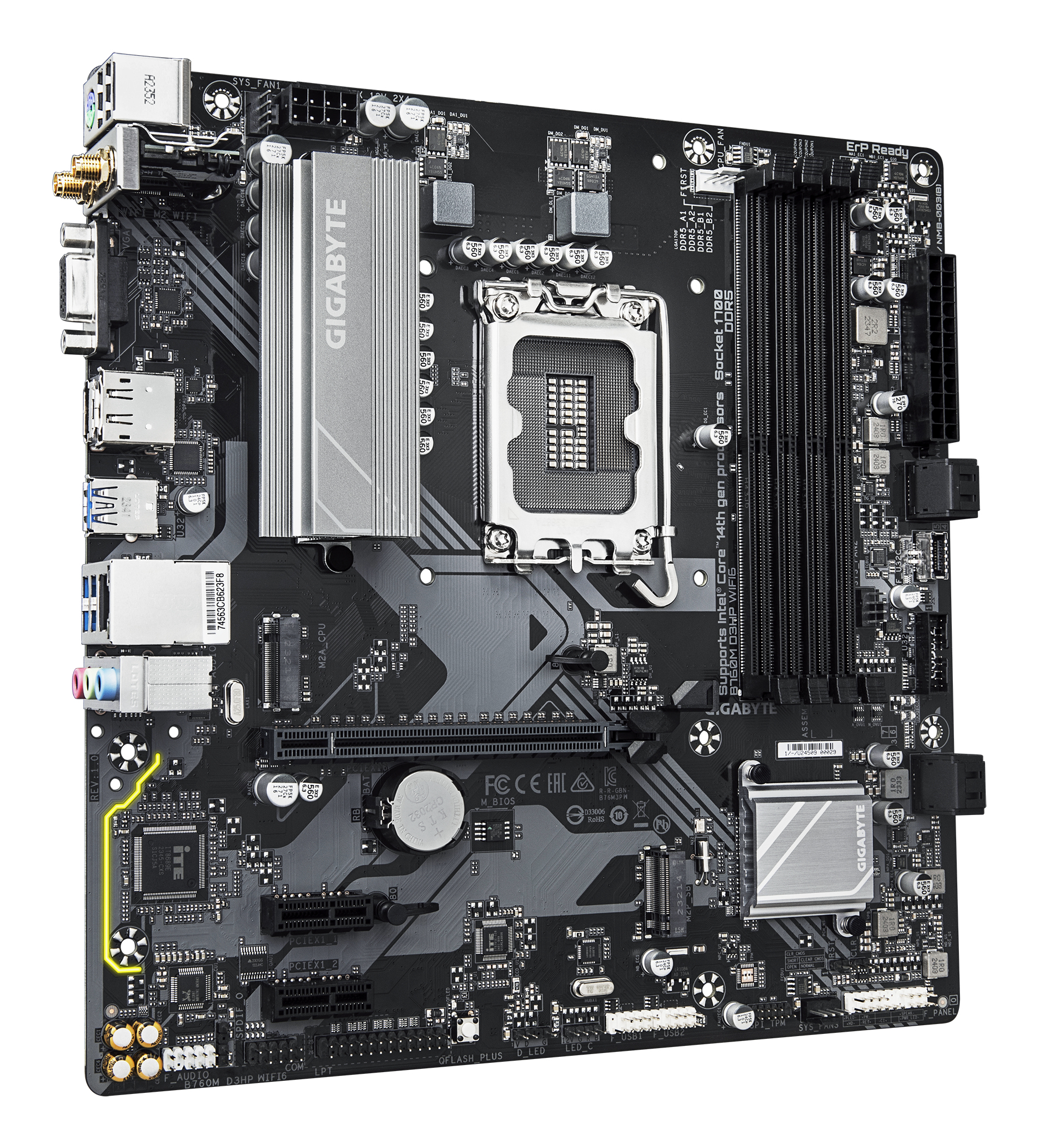 GIGABYTE B760M D3HP WIFI6 moederbord Intel B760 Express LGA 1700 micro ATX - Afbeelding 3
