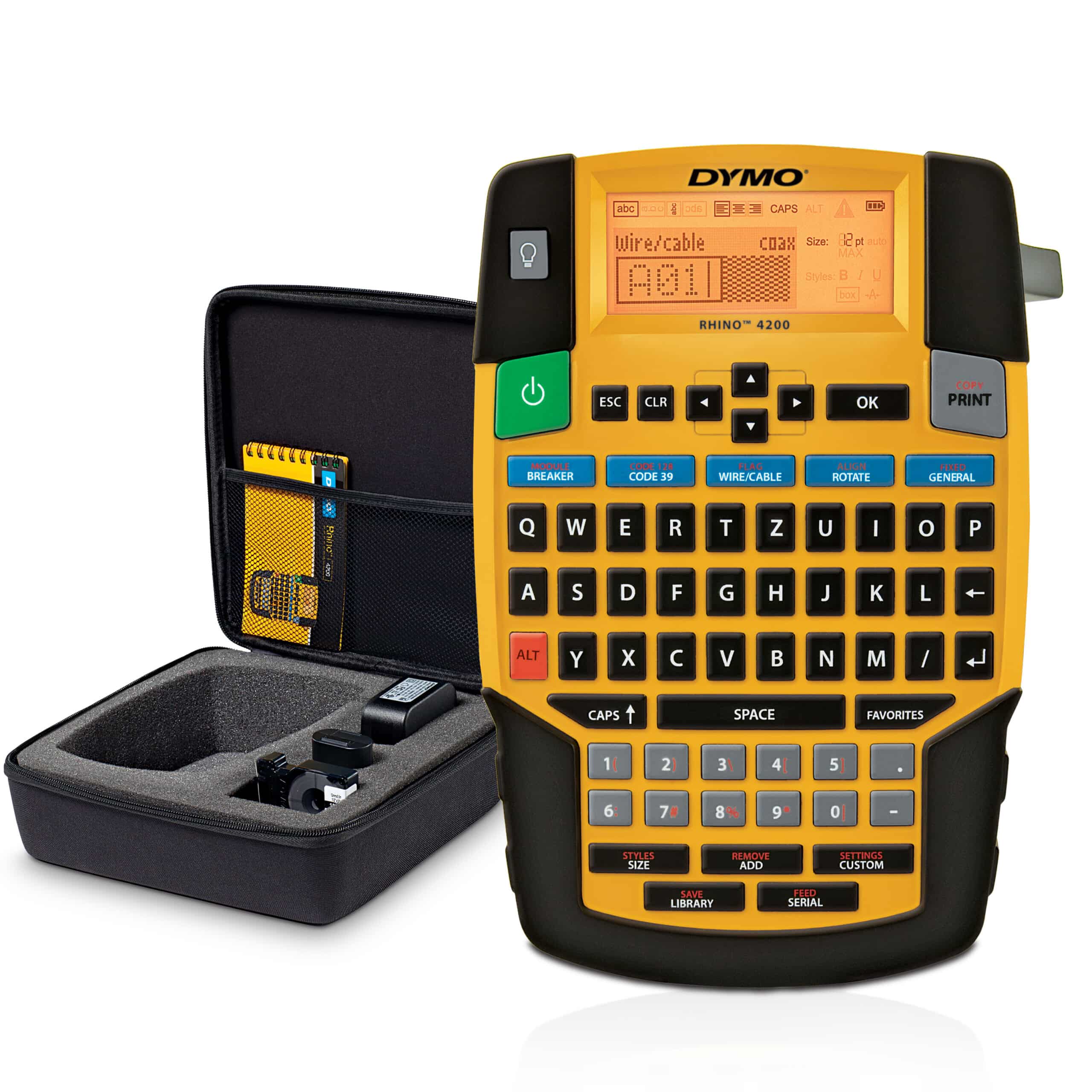 DYMO RHINO 4200 labelprinter Thermo transfer QWERTZ