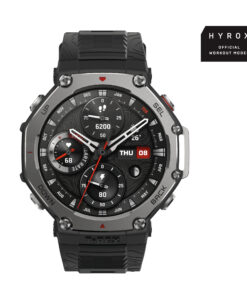 Amazfit T-Rex 3 3,81 cm (1.5") AMOLED 48.5 mm Digitaal 480 x 480 Pixels Touchscreen Zwart Wifi GPS