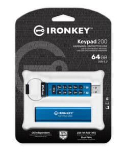 Kingston Technology IronKey 64GB Keypad 200, FIPS 140-3 Lvl 3 AES-256 versleuteld - Afbeelding 3