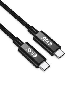 CLUB3D USB4 Gen3x2 Type-C Bi-Directional Cable 8K60Hz or 4K120Hz, Data 40Gbps, PD 240W(48V/5A) EPR M/M 3m / 9.84ft