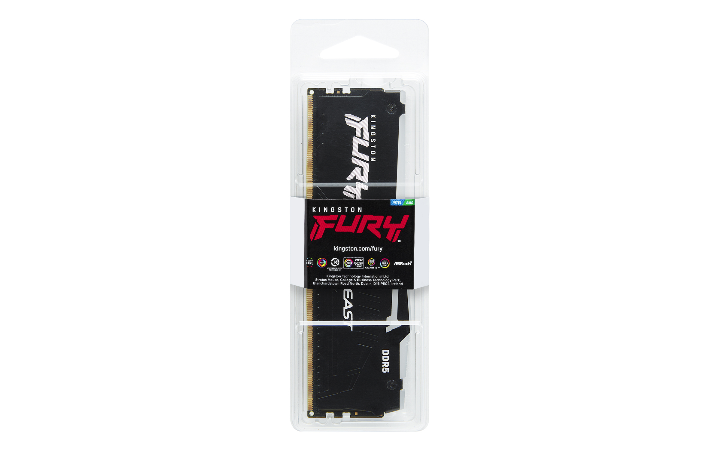 Kingston KF556C40BBA-32 FURY Beast RGB DIMM, 32 GB, DDR5, 5600 MHz, PC5-44800, Black - Afbeelding 5