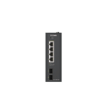 D-Link DIS-100G-06P netwerk-switch Unmanaged L2 Gigabit Ethernet (10/100/1000) Power over Ethernet (PoE) DIN rail Zwart