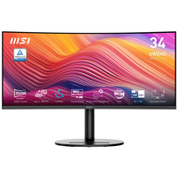 MSI Modern MD342CQP computer monitor 86,4 cm (34") 3440 x 1440 Pixels UltraWide Quad HD LCD Zwart - Afbeelding 2