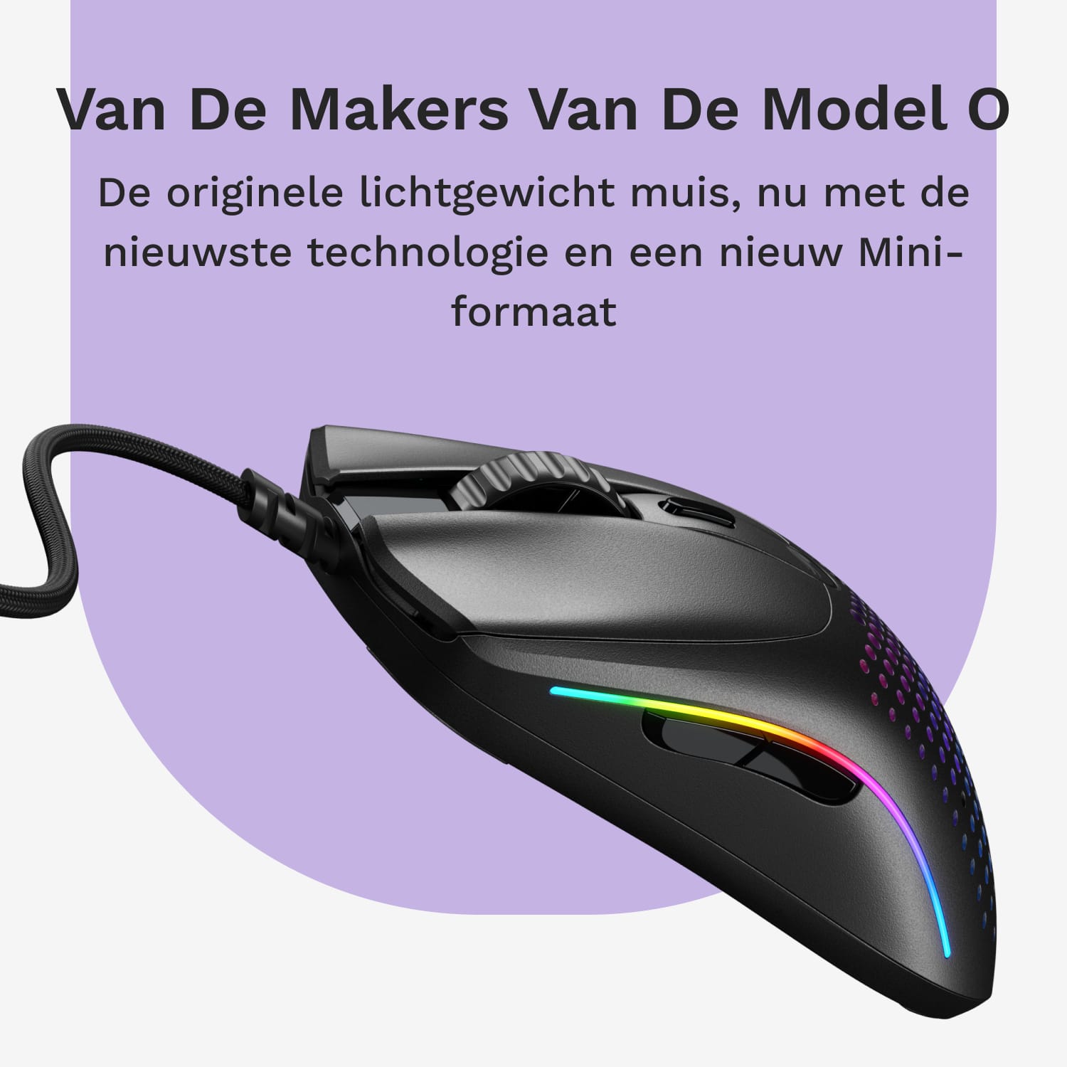Glorious Gaming Model O 2 Mini muis Gamen Rechtshandig USB Type-A Optisch 26000 DPI
