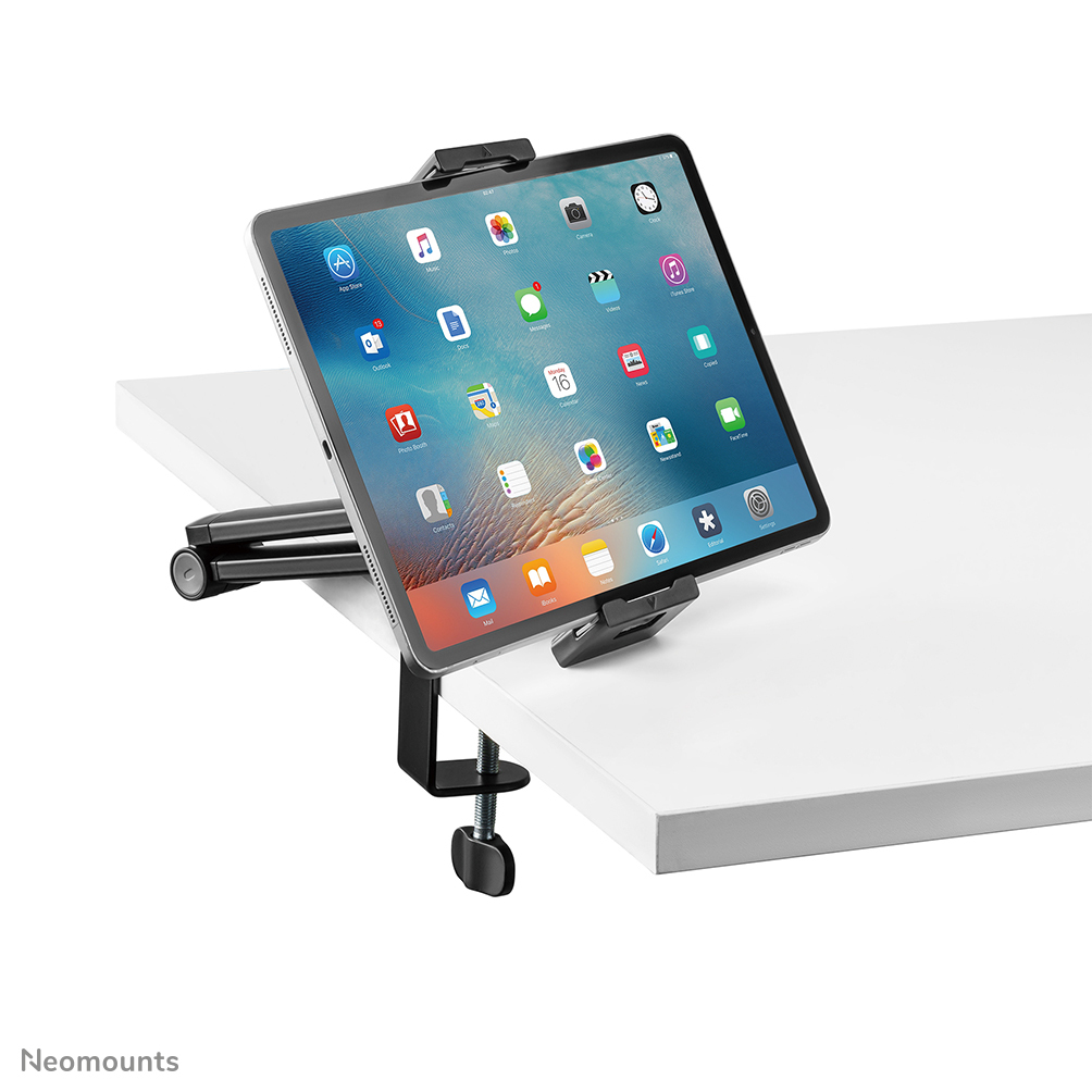 Neomounts DS15-545BL1 Neomounts Tablet Desk Clamp, 1x 4.7 inch - 12.9inch, 1 kg, black - Afbeelding 4