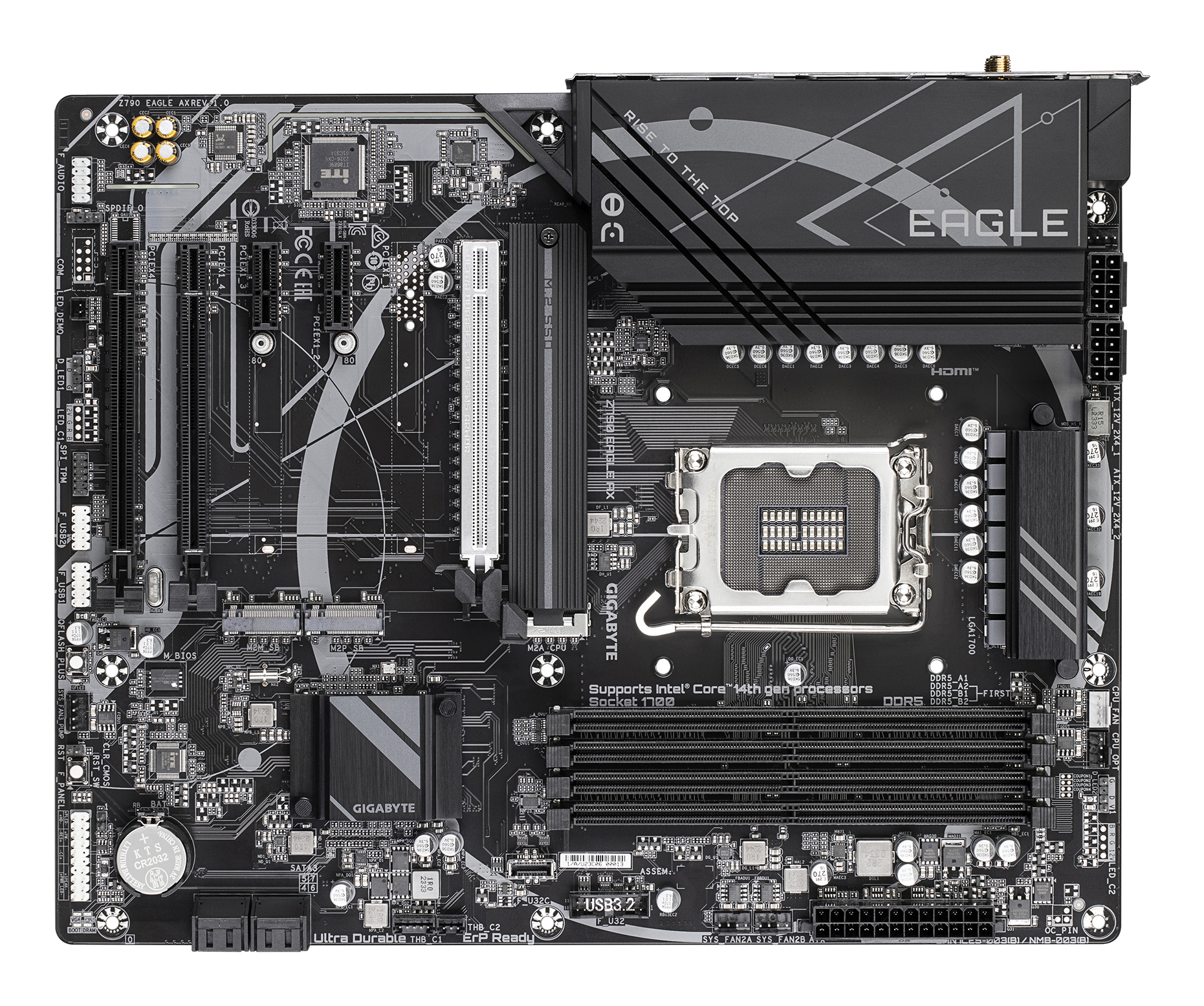 GIGABYTE Z790 EAGLE AX moederbord Intel Z790 Express LGA 1700 ATX - Afbeelding 4