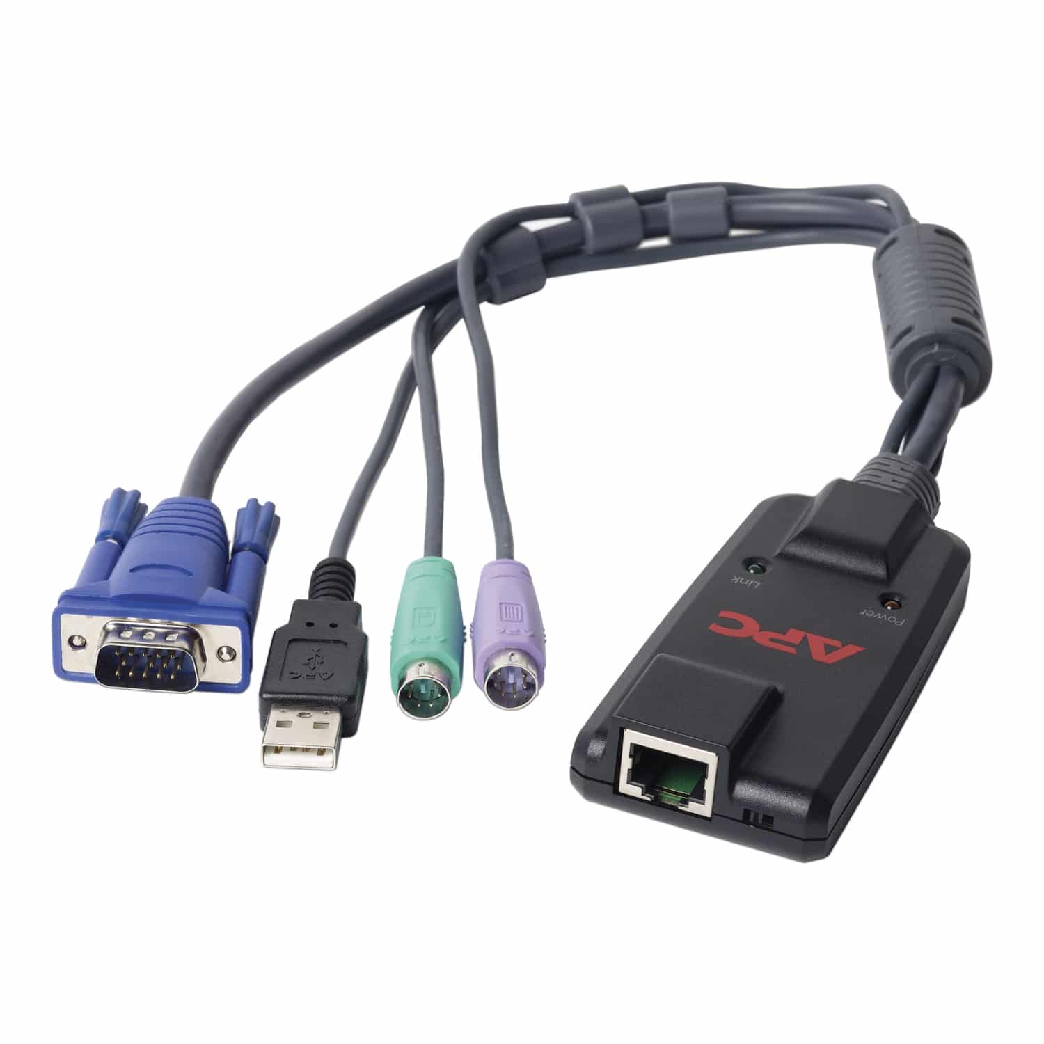 APC KVM 2G, servermodule, PS/2 met virtuele media