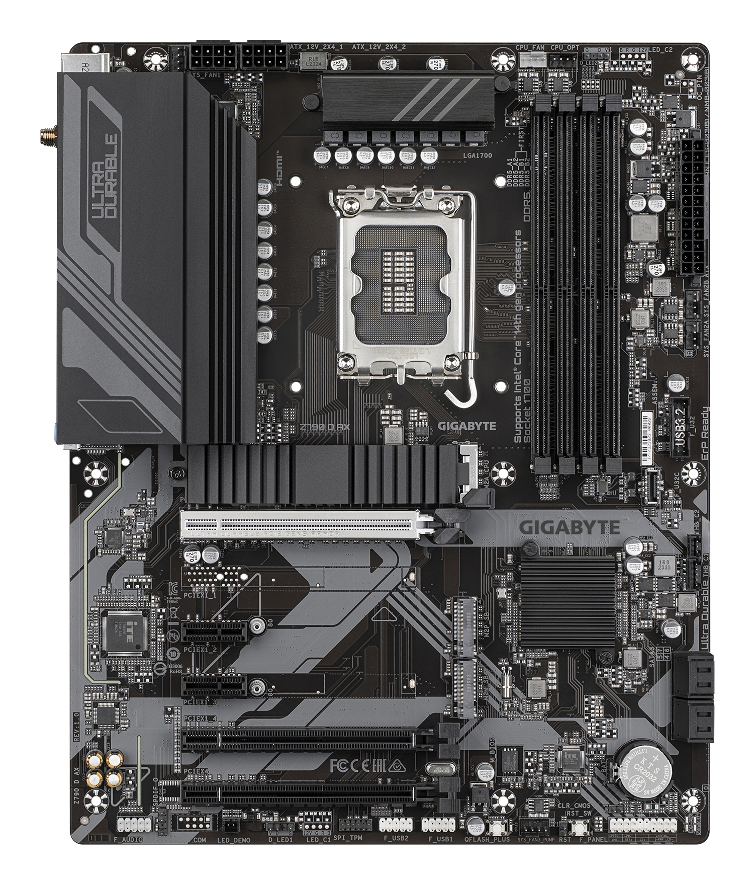 GIGABYTE Z790 D AX moederbord Intel Z790 Express LGA 1700 ATX - Afbeelding 2