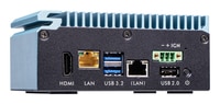Shuttle Edge PC System SPCEL02XA, Intel Celeron J6412, 8GB RAM, 120GB M.2 SATA, 1x HDMI, 2x 2.5G LAN, 1x COM, DIO, 12-24V, ventilatorloos, 24/7 permanent gebruik, incl. VESA & DIN-RAIL mount - Afbeelding 2
