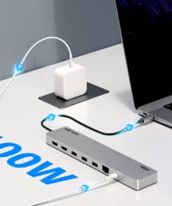 ATEN UH3240 interface hub USB Type-C Zilver - Afbeelding 6