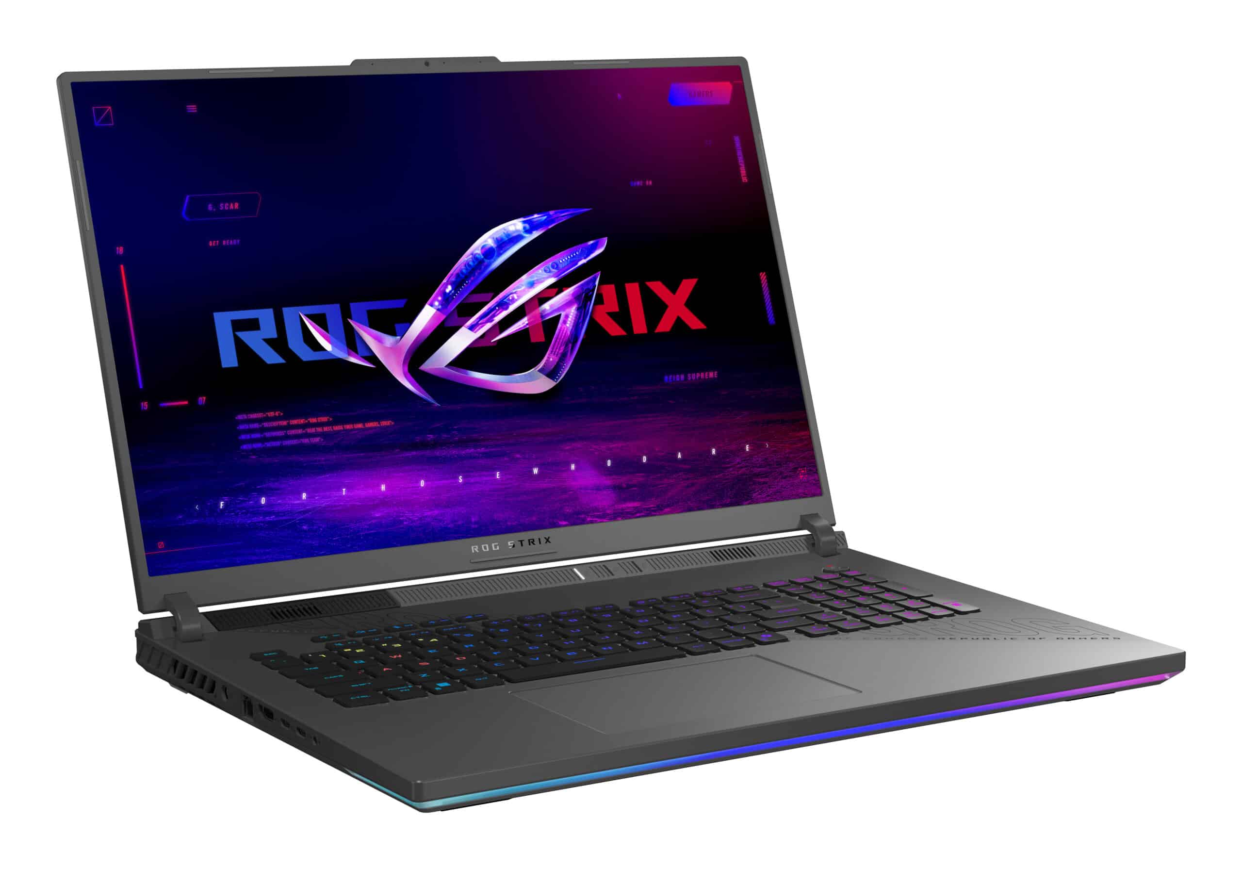 ASUS ROG Strix G18 G814PP-S9018W AMD Ryzen™ 9 7940HX Laptop 45,7 cm (18") 2.5K 32 GB DDR5-SDRAM 1 TB SSD NVIDIA GeForce RTX 5070 Wi-Fi 6E (802.11ax) Windows 11 Home Belgisch Grijs - Afbeelding 4