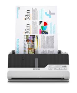 Epson DS-C490 Scanner met ADF + invoer voor losse vellen 600 x 600 DPI A4 Zwart, Wit