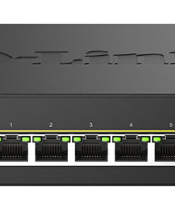 D-Link DMS-108P/E netwerk-switch Unmanaged 2.5G Ethernet (100/1000/2500) Power over Ethernet (PoE) Zwart